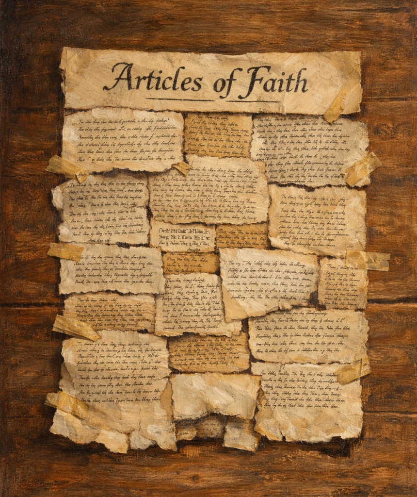 The Changing Articles of Faith