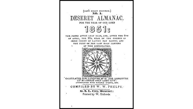 Early Deseret Almanacs and the Doctrine of God